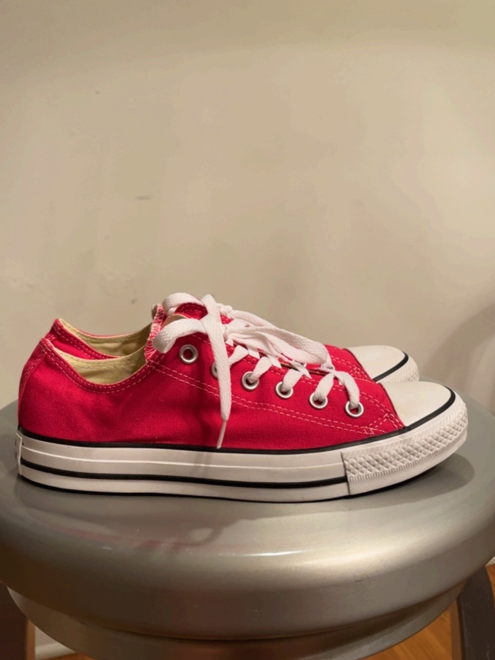 Converse Chuck Taylor All Star Low Top Sneakers Pink Canvas Women’s 9 / Men’s 7 - Picture 2 of 7